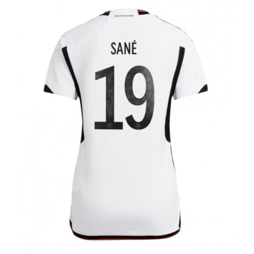 Maillot de foot Allemagne Leroy Sane #19 Domicile Femmes Monde 2022 Manches Courte